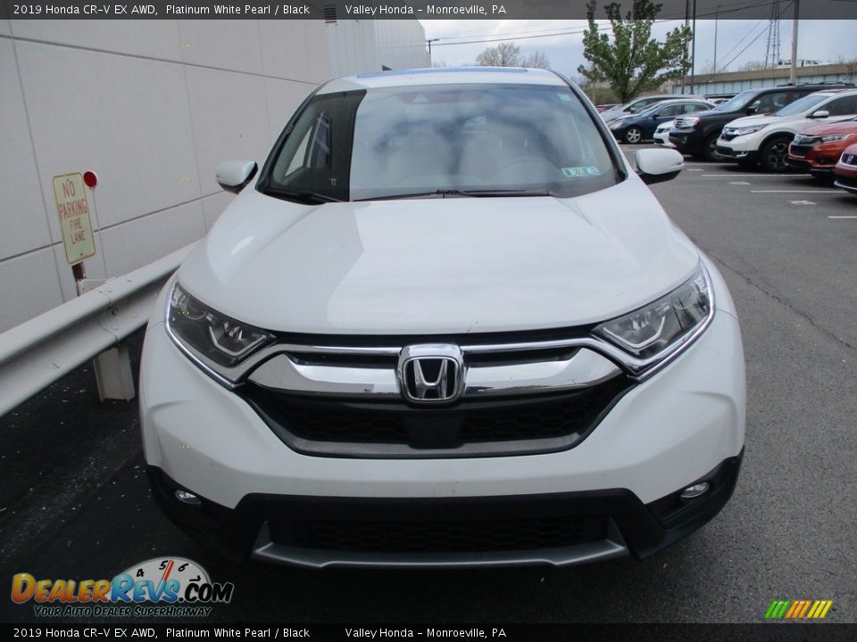 2019 Honda CR-V EX AWD Platinum White Pearl / Black Photo #8