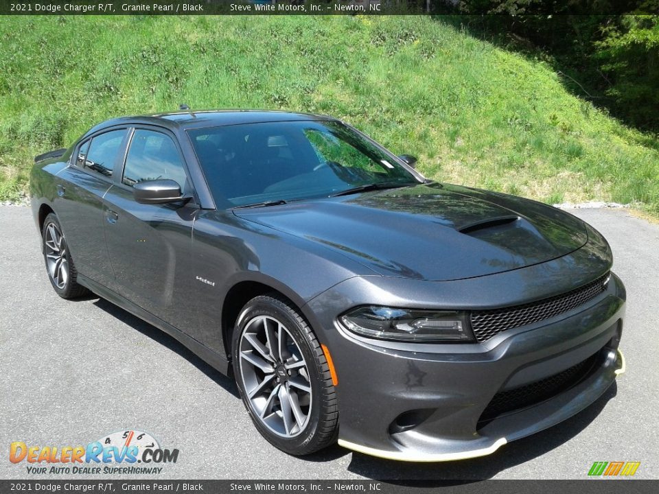 2021 Dodge Charger R/T Granite Pearl / Black Photo #4