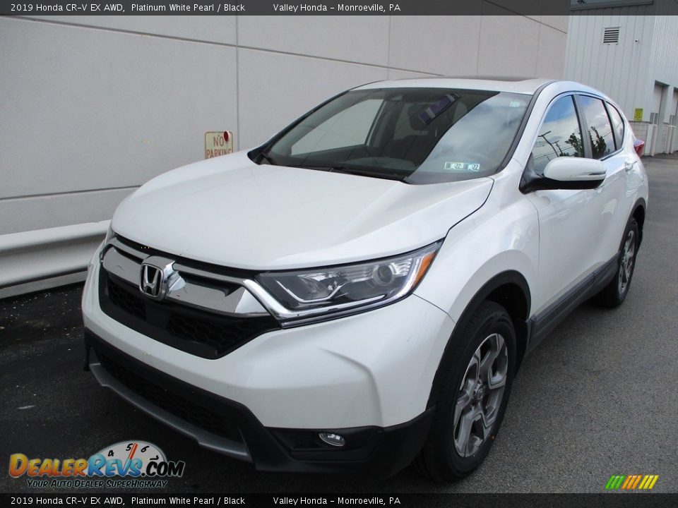 2019 Honda CR-V EX AWD Platinum White Pearl / Black Photo #9