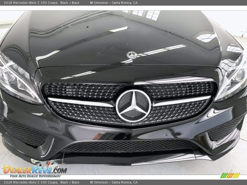 2018 Mercedes-Benz C 300 Coupe Black / Black Photo #30