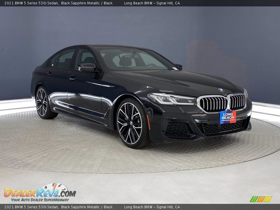 2021 BMW 5 Series 530i Sedan Black Sapphire Metallic / Black Photo #27