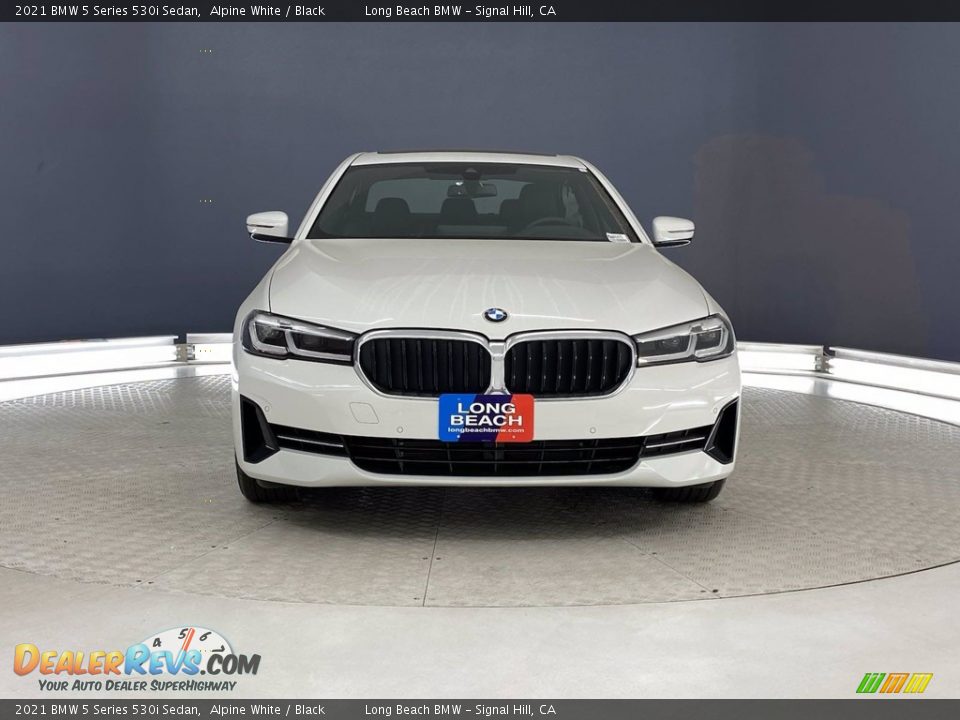 2021 BMW 5 Series 530i Sedan Alpine White / Black Photo #2