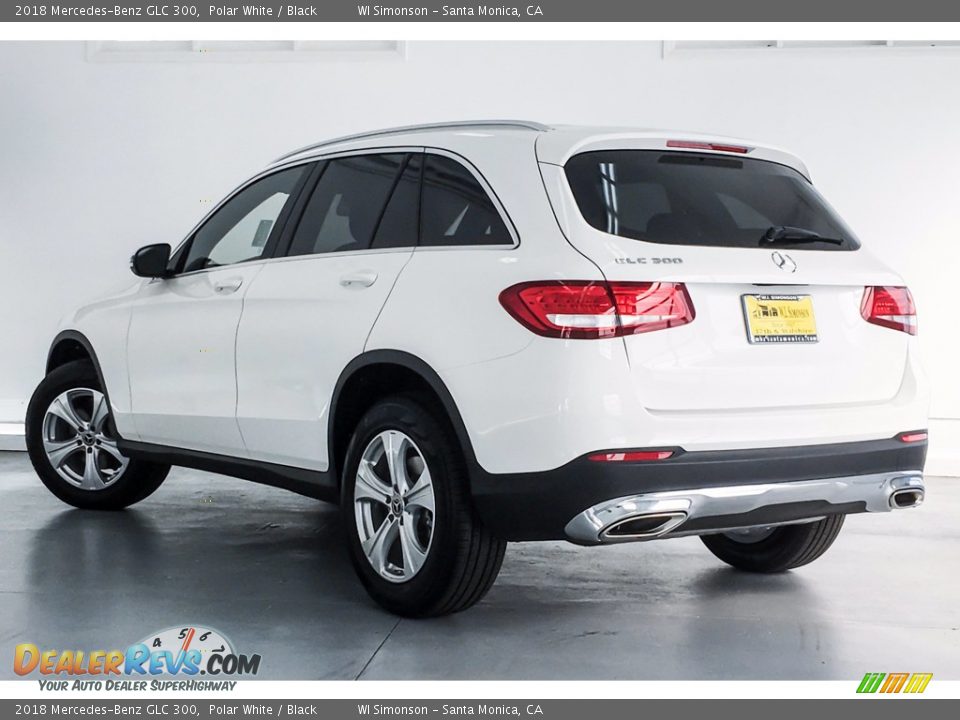 2018 Mercedes-Benz GLC 300 Polar White / Black Photo #3