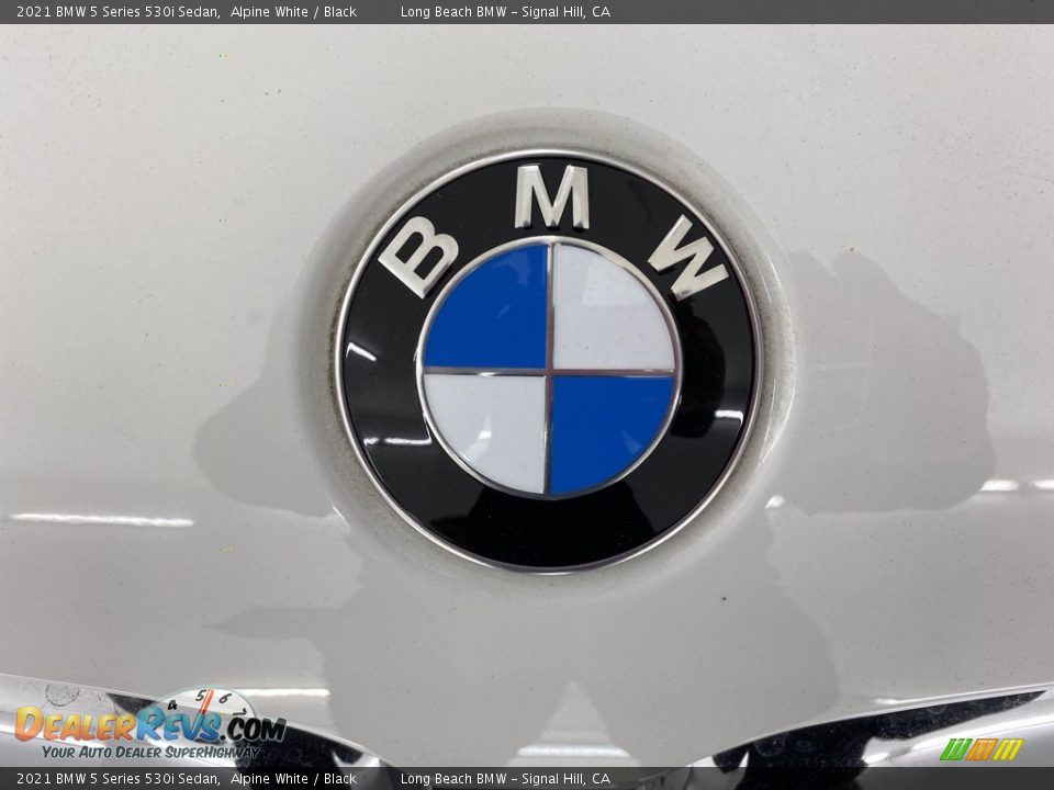 2021 BMW 5 Series 530i Sedan Alpine White / Black Photo #5