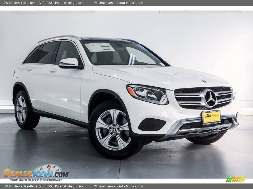 2018 Mercedes-Benz GLC 300 Polar White / Black Photo #12