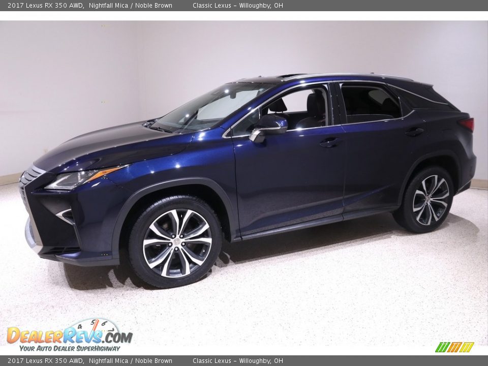 2017 Lexus RX 350 AWD Nightfall Mica / Noble Brown Photo #3