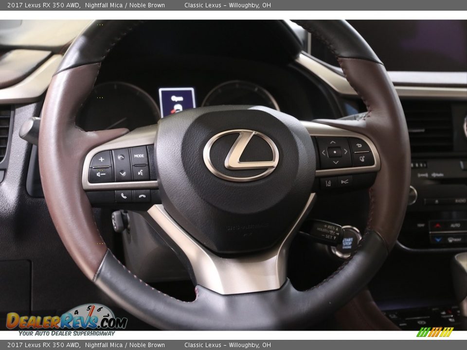 2017 Lexus RX 350 AWD Steering Wheel Photo #7