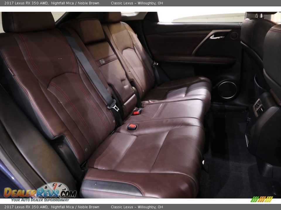 Rear Seat of 2017 Lexus RX 350 AWD Photo #18