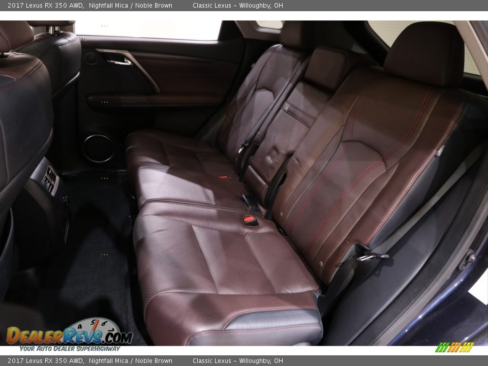 Rear Seat of 2017 Lexus RX 350 AWD Photo #19