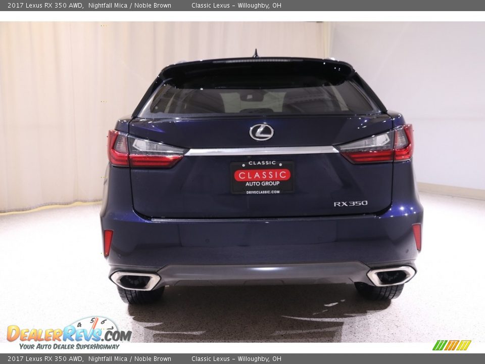 2017 Lexus RX 350 AWD Nightfall Mica / Noble Brown Photo #20