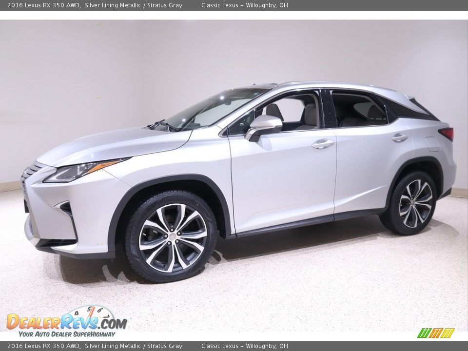 Silver Lining Metallic 2016 Lexus RX 350 AWD Photo #3