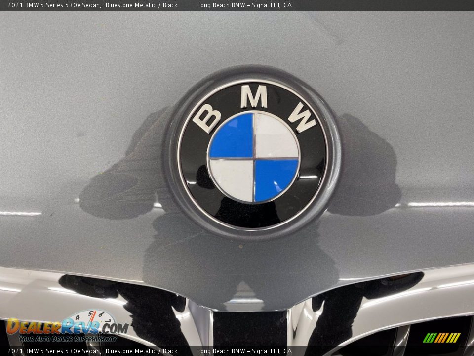 2021 BMW 5 Series 530e Sedan Bluestone Metallic / Black Photo #5