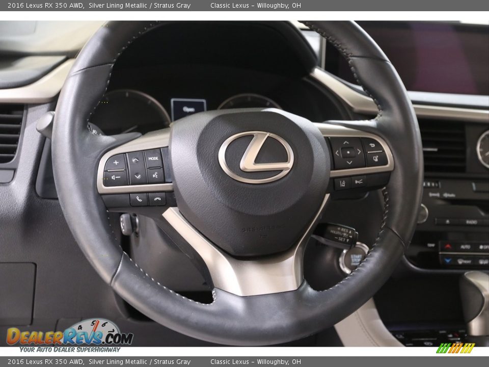 2016 Lexus RX 350 AWD Steering Wheel Photo #7