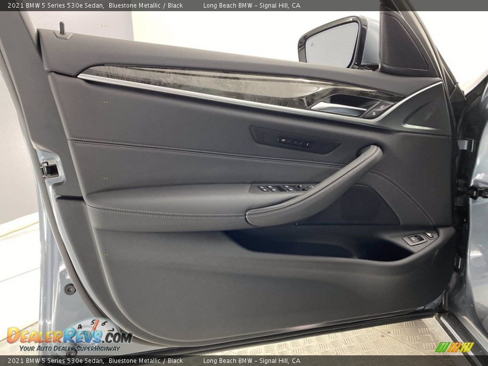 2021 BMW 5 Series 530e Sedan Bluestone Metallic / Black Photo #10