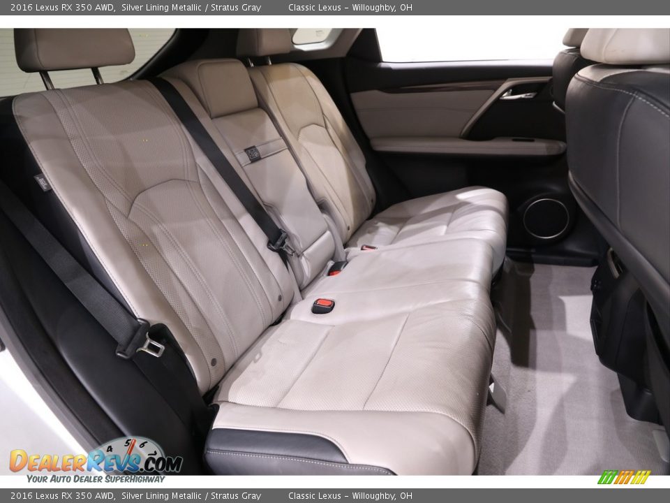 Rear Seat of 2016 Lexus RX 350 AWD Photo #18