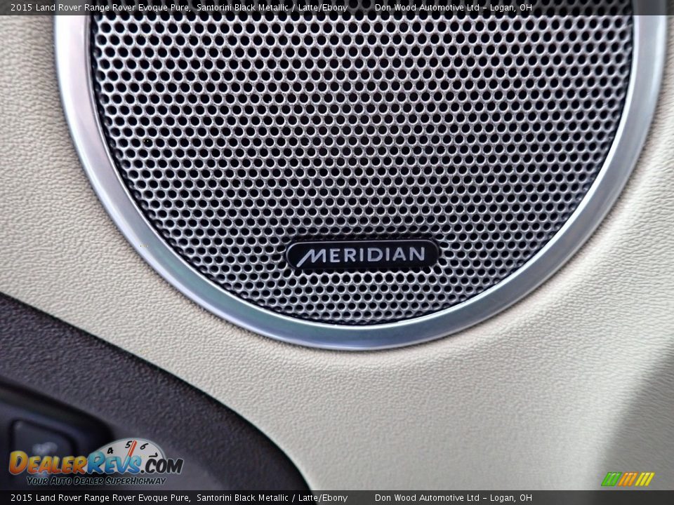 2015 Land Rover Range Rover Evoque Pure Santorini Black Metallic / Latte/Ebony Photo #2