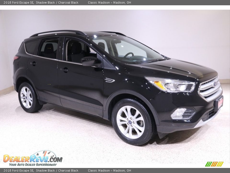 2018 Ford Escape SE Shadow Black / Charcoal Black Photo #1