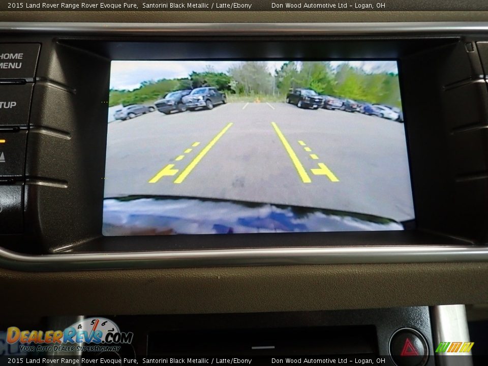 2015 Land Rover Range Rover Evoque Pure Santorini Black Metallic / Latte/Ebony Photo #3