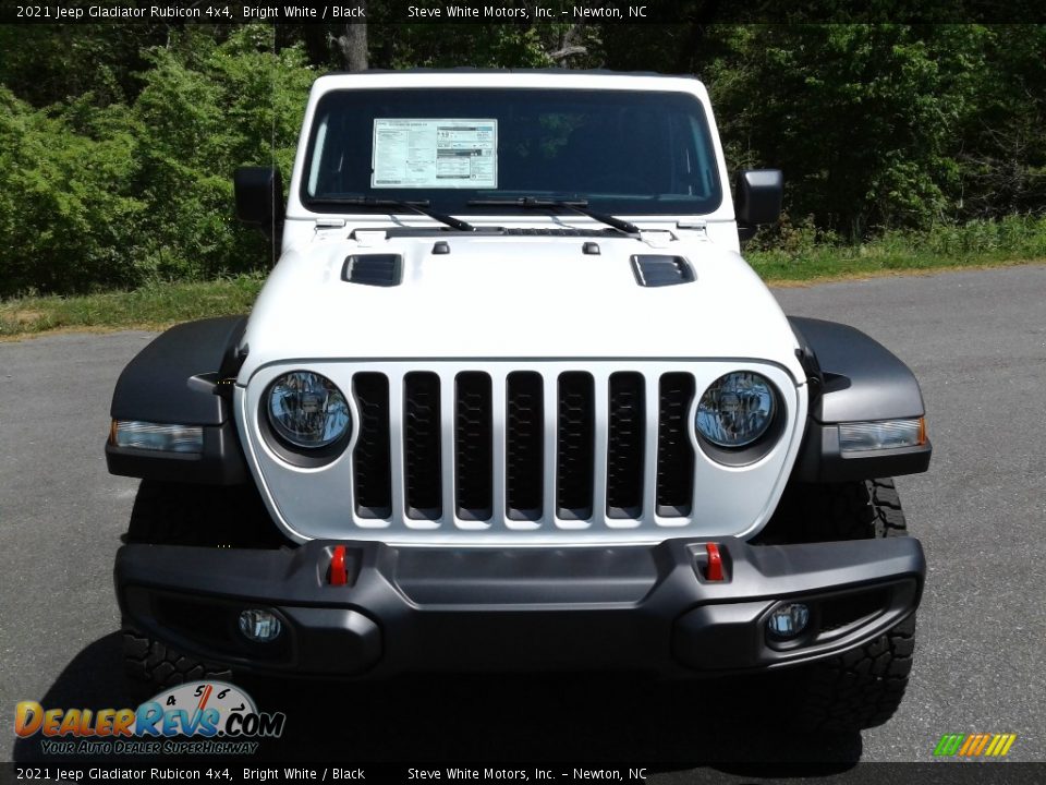 2021 Jeep Gladiator Rubicon 4x4 Bright White / Black Photo #3