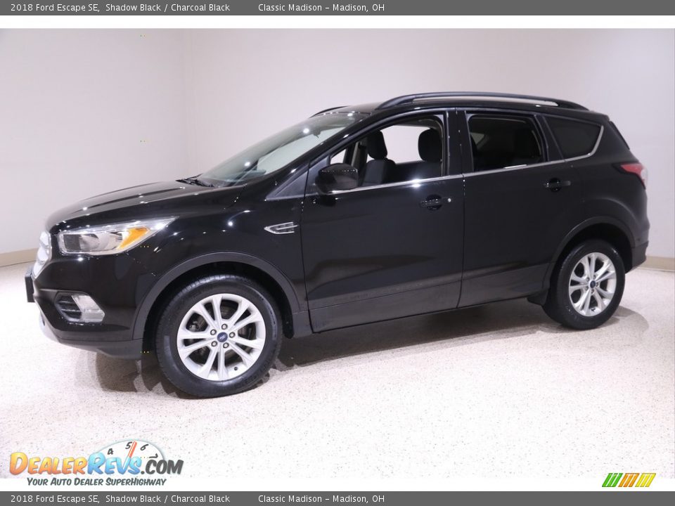 2018 Ford Escape SE Shadow Black / Charcoal Black Photo #3