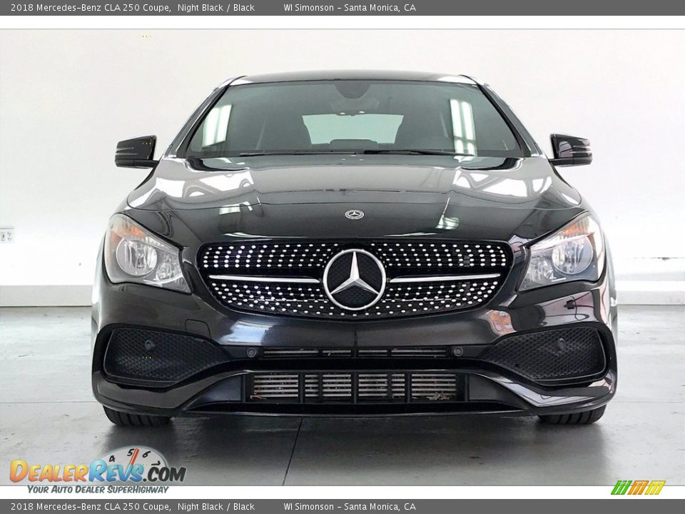 2018 Mercedes-Benz CLA 250 Coupe Night Black / Black Photo #2