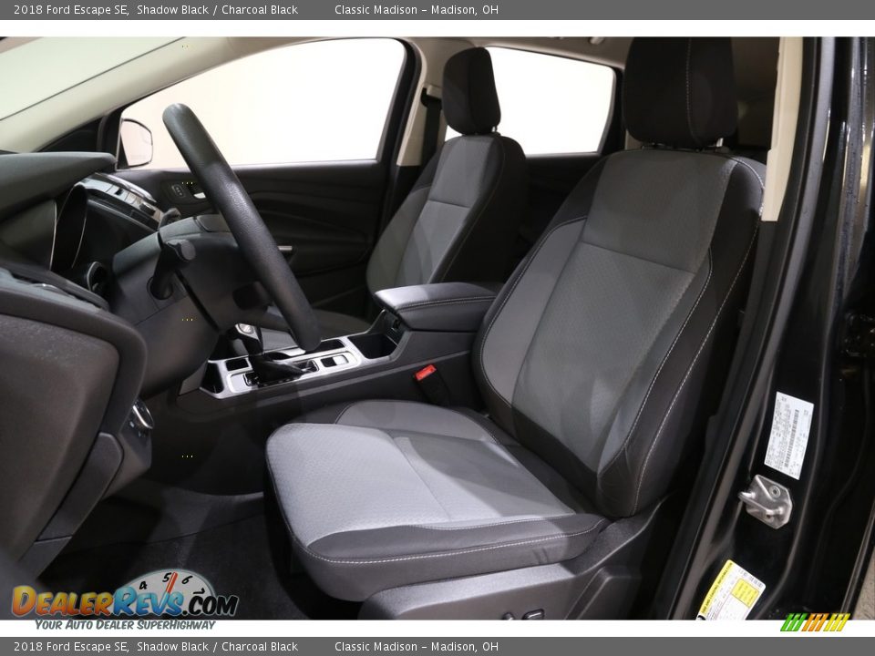 2018 Ford Escape SE Shadow Black / Charcoal Black Photo #5