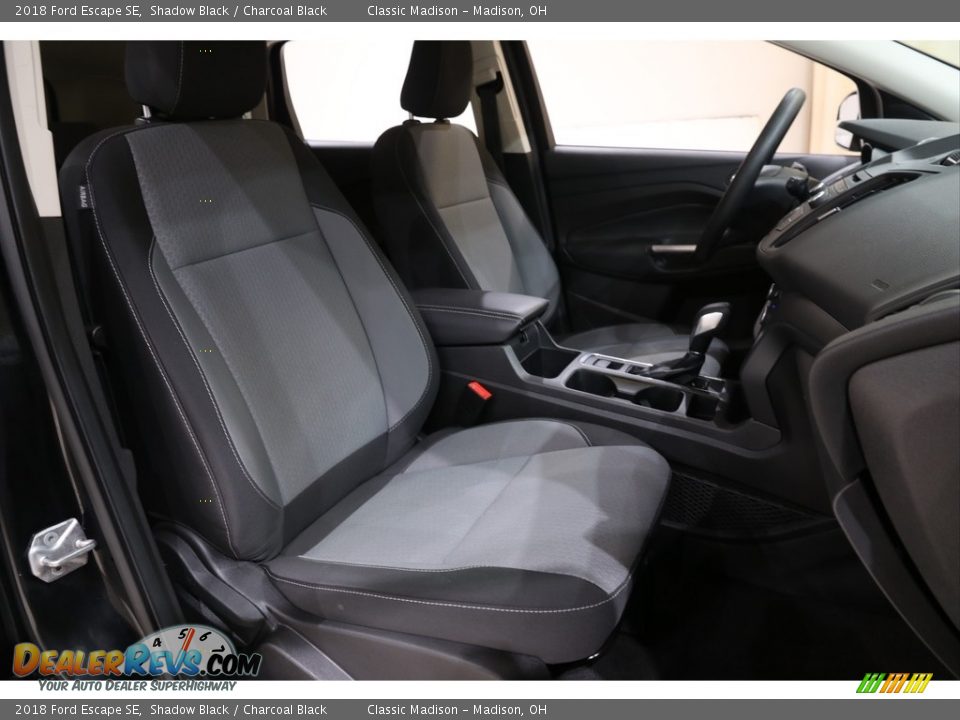 2018 Ford Escape SE Shadow Black / Charcoal Black Photo #14