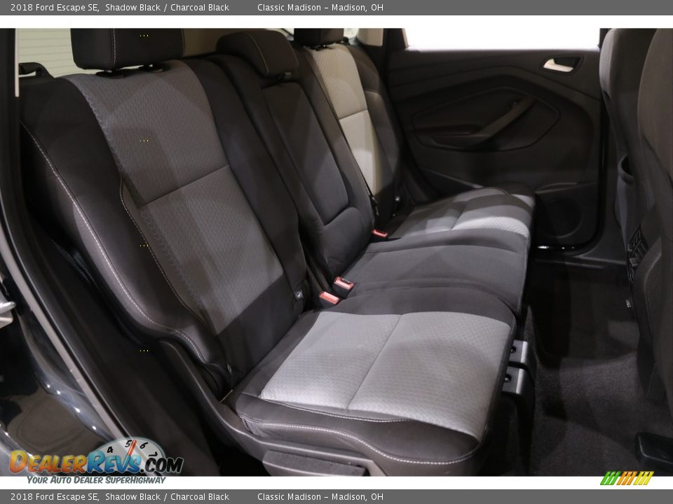 2018 Ford Escape SE Shadow Black / Charcoal Black Photo #15