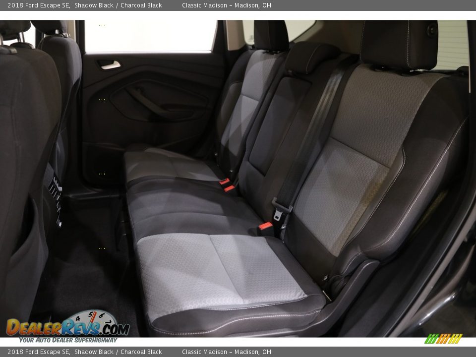 2018 Ford Escape SE Shadow Black / Charcoal Black Photo #16