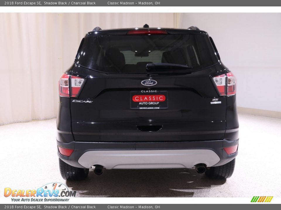 2018 Ford Escape SE Shadow Black / Charcoal Black Photo #17