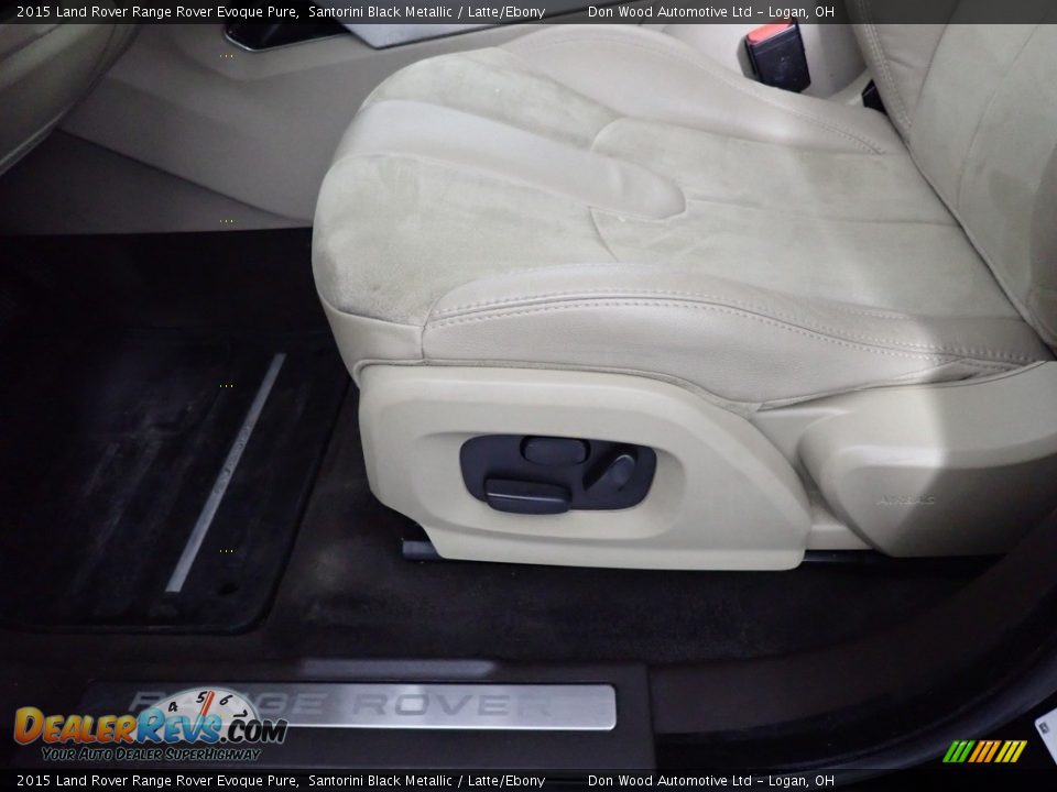 2015 Land Rover Range Rover Evoque Pure Santorini Black Metallic / Latte/Ebony Photo #23