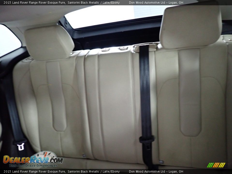 2015 Land Rover Range Rover Evoque Pure Santorini Black Metallic / Latte/Ebony Photo #25