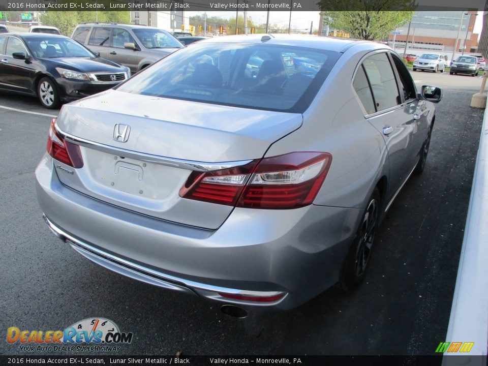 2016 Honda Accord EX-L Sedan Lunar Silver Metallic / Black Photo #5