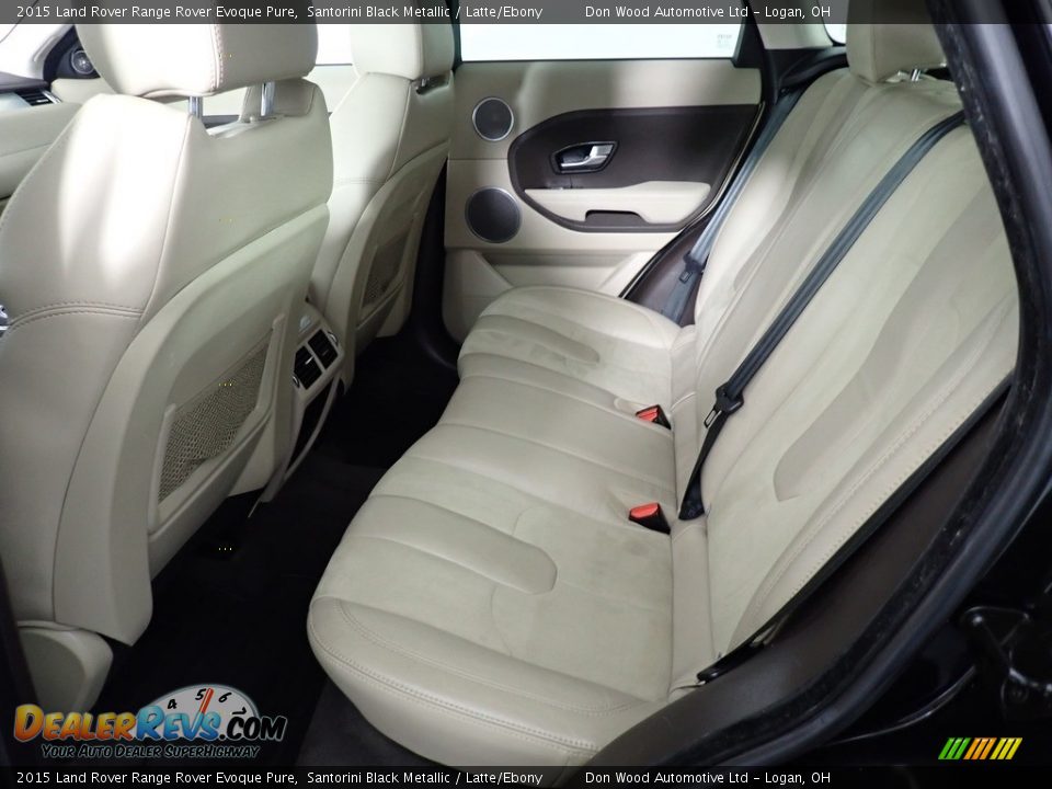2015 Land Rover Range Rover Evoque Pure Santorini Black Metallic / Latte/Ebony Photo #27