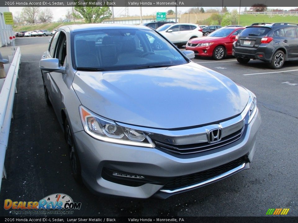 2016 Honda Accord EX-L Sedan Lunar Silver Metallic / Black Photo #6