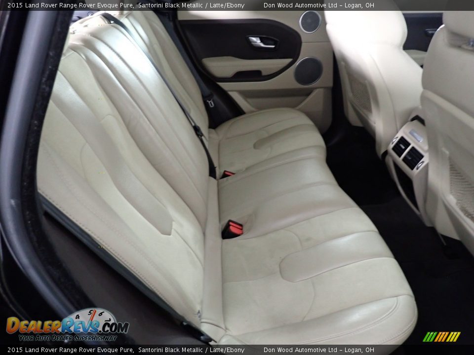 2015 Land Rover Range Rover Evoque Pure Santorini Black Metallic / Latte/Ebony Photo #30