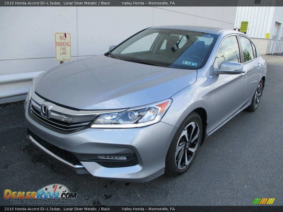 2016 Honda Accord EX-L Sedan Lunar Silver Metallic / Black Photo #8