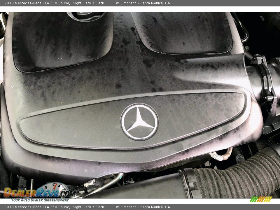 2018 Mercedes-Benz CLA 250 Coupe Night Black / Black Photo #32