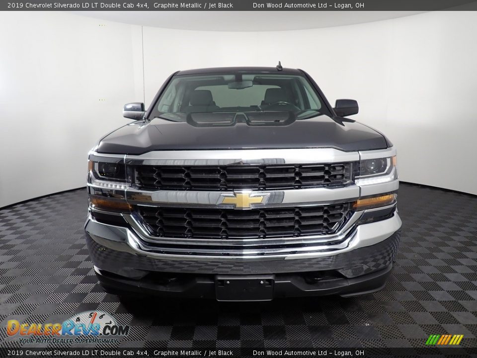 2019 Chevrolet Silverado LD LT Double Cab 4x4 Graphite Metallic / Jet Black Photo #5