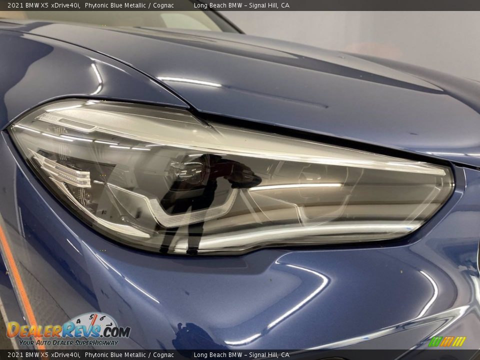 2021 BMW X5 xDrive40i Phytonic Blue Metallic / Cognac Photo #4
