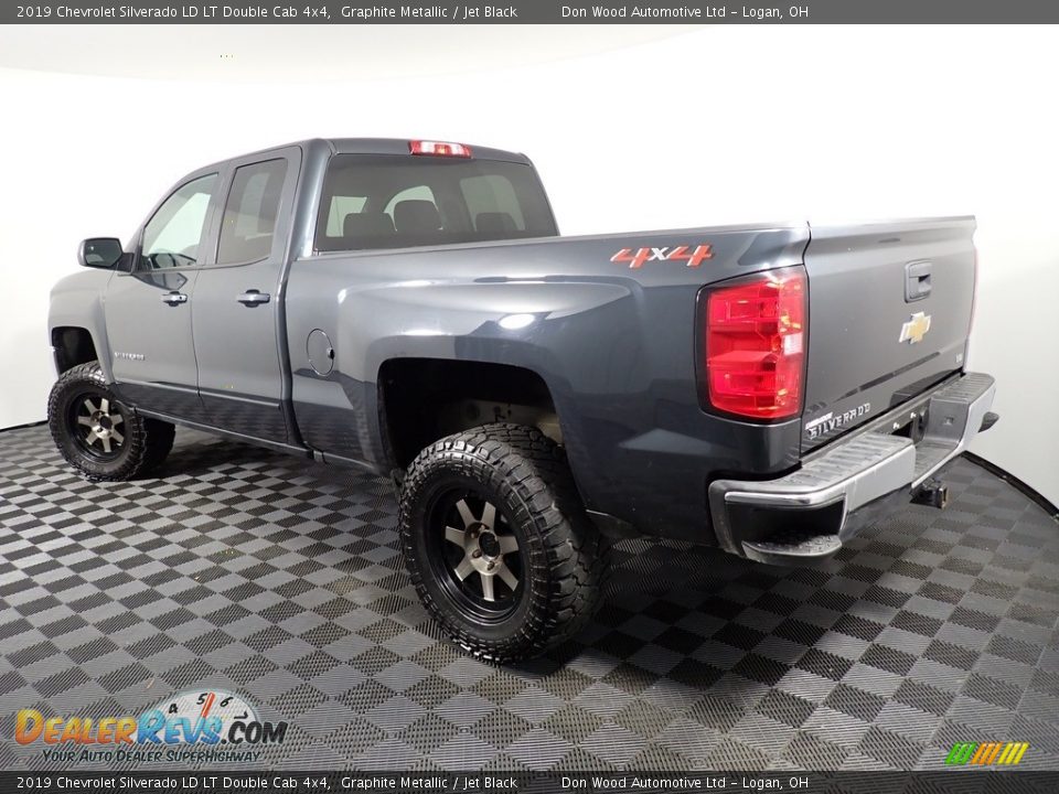 2019 Chevrolet Silverado LD LT Double Cab 4x4 Graphite Metallic / Jet Black Photo #11