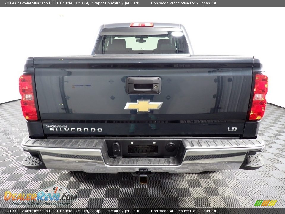 2019 Chevrolet Silverado LD LT Double Cab 4x4 Graphite Metallic / Jet Black Photo #12