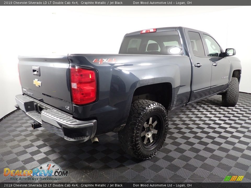 2019 Chevrolet Silverado LD LT Double Cab 4x4 Graphite Metallic / Jet Black Photo #15
