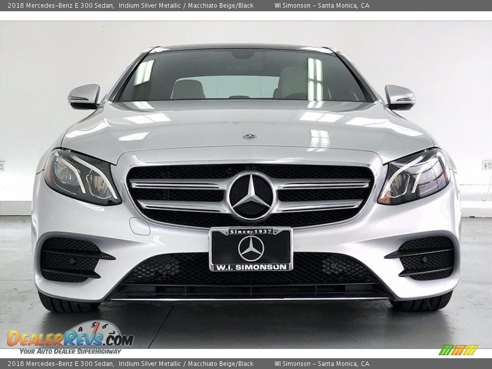 2018 Mercedes-Benz E 300 Sedan Iridium Silver Metallic / Macchiato Beige/Black Photo #2