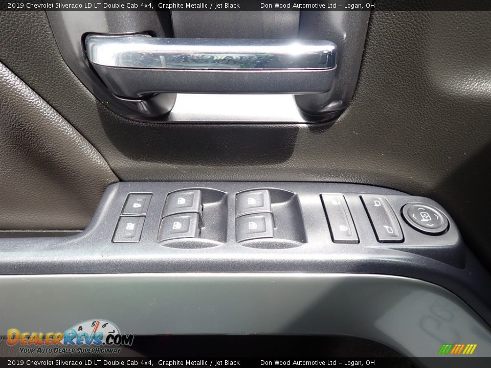 2019 Chevrolet Silverado LD LT Double Cab 4x4 Graphite Metallic / Jet Black Photo #18