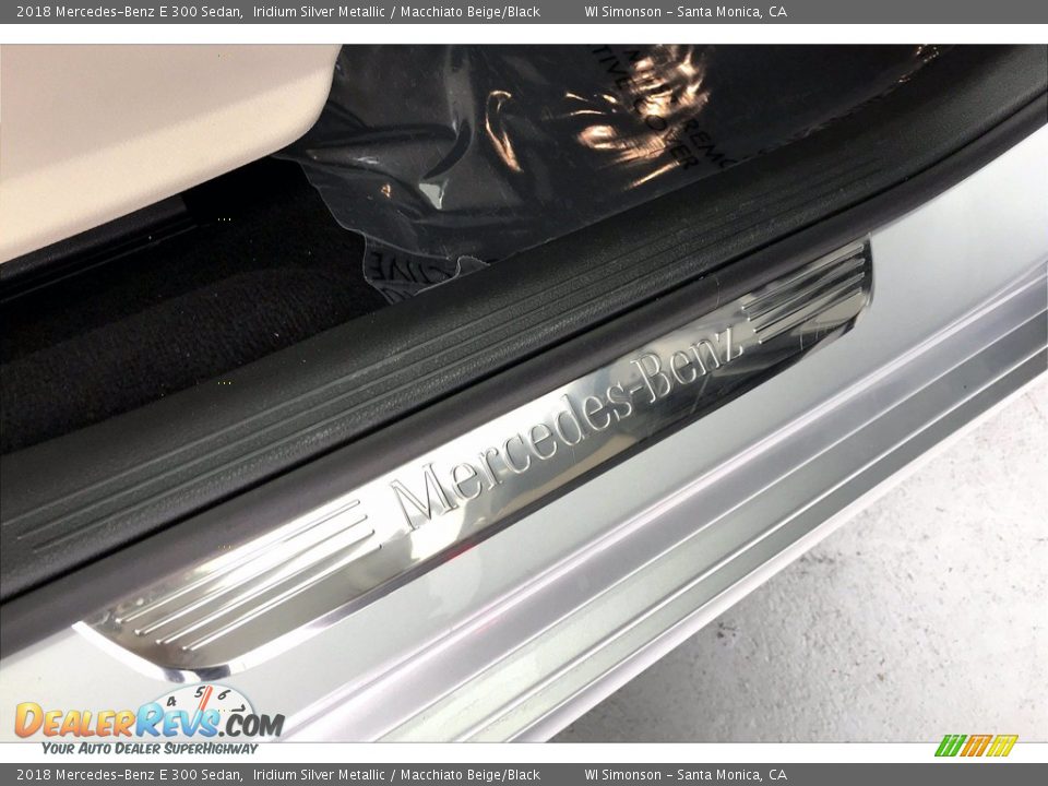2018 Mercedes-Benz E 300 Sedan Iridium Silver Metallic / Macchiato Beige/Black Photo #7