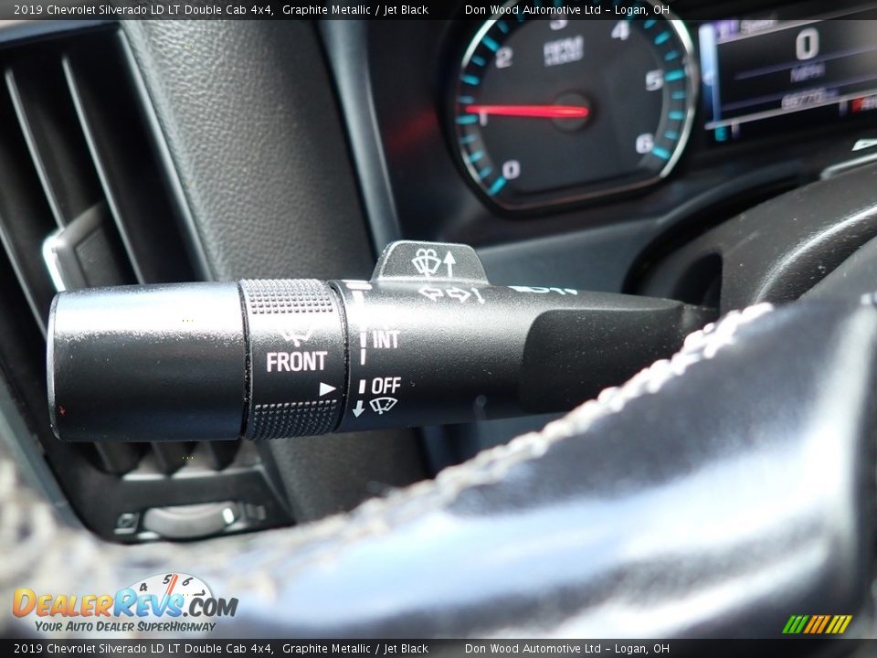 2019 Chevrolet Silverado LD LT Double Cab 4x4 Graphite Metallic / Jet Black Photo #23