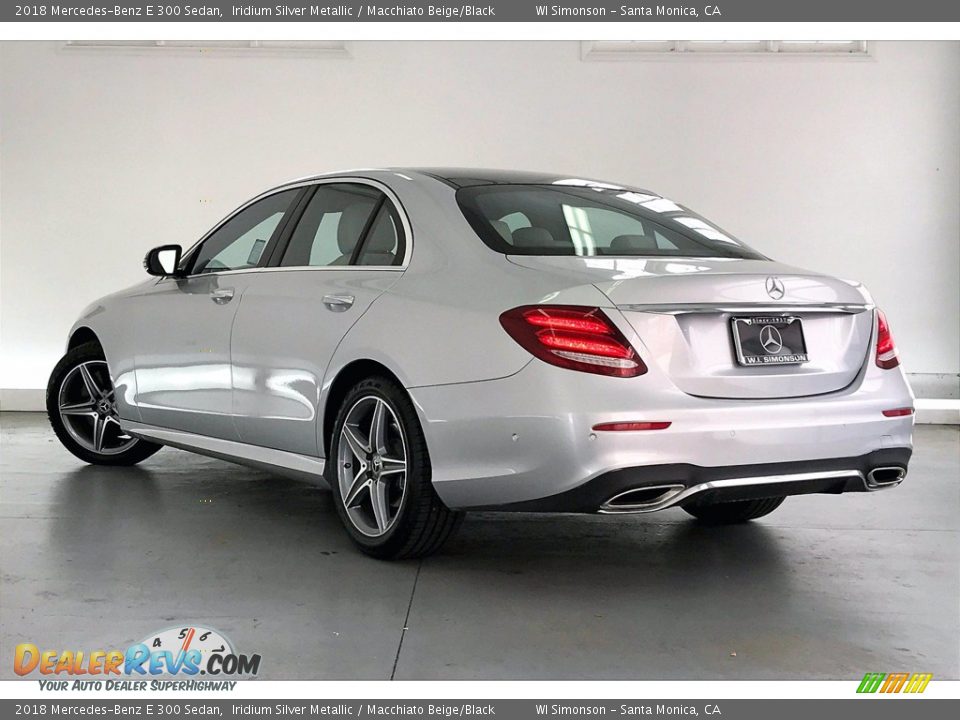 2018 Mercedes-Benz E 300 Sedan Iridium Silver Metallic / Macchiato Beige/Black Photo #10