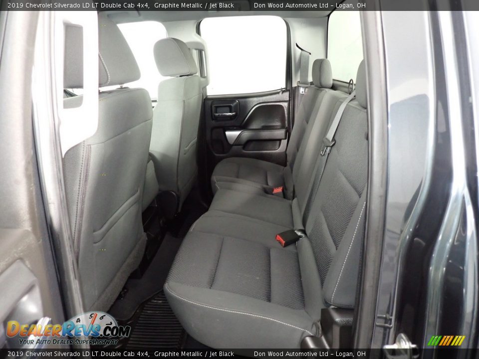 2019 Chevrolet Silverado LD LT Double Cab 4x4 Graphite Metallic / Jet Black Photo #32