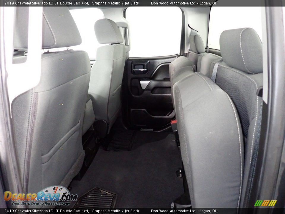 2019 Chevrolet Silverado LD LT Double Cab 4x4 Graphite Metallic / Jet Black Photo #33